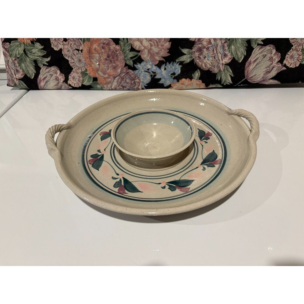 pottery chip and dip